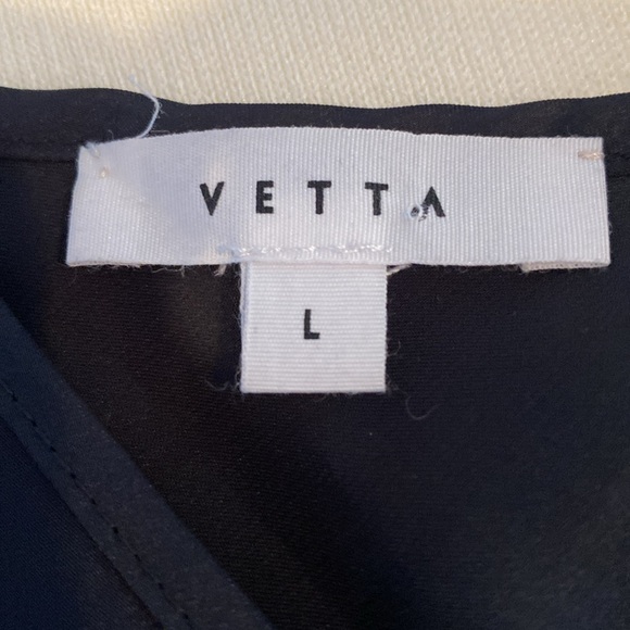 VETTA Black Slip Dress Size Large - Picture 7 of 8